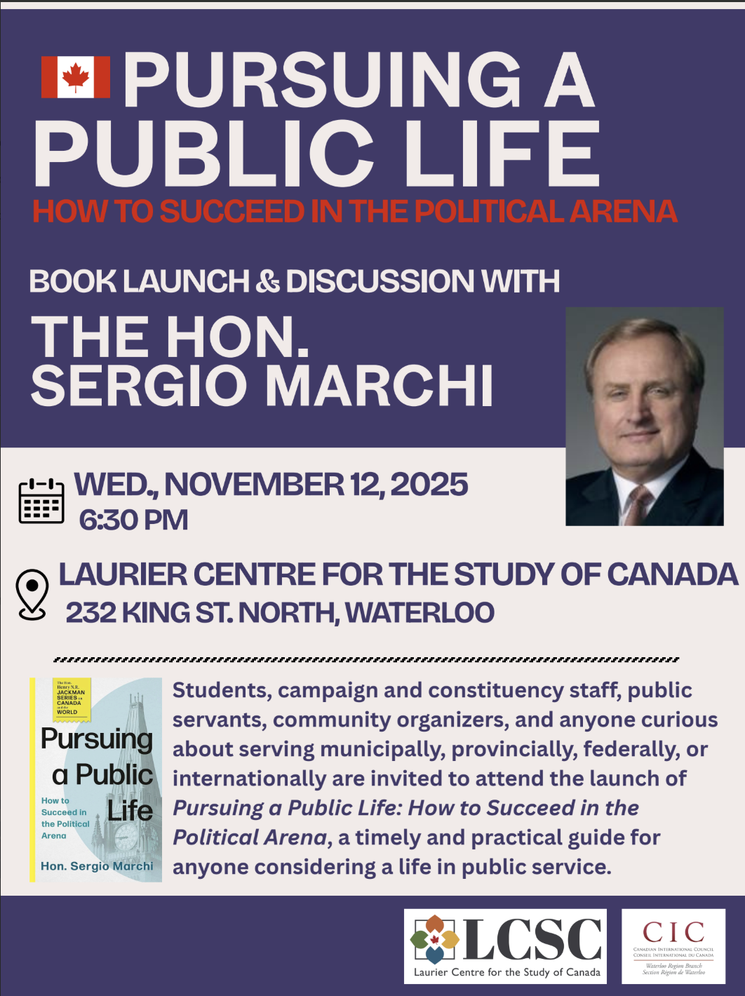 Pursuing a Public Life: How to Succeed in the Political Arena