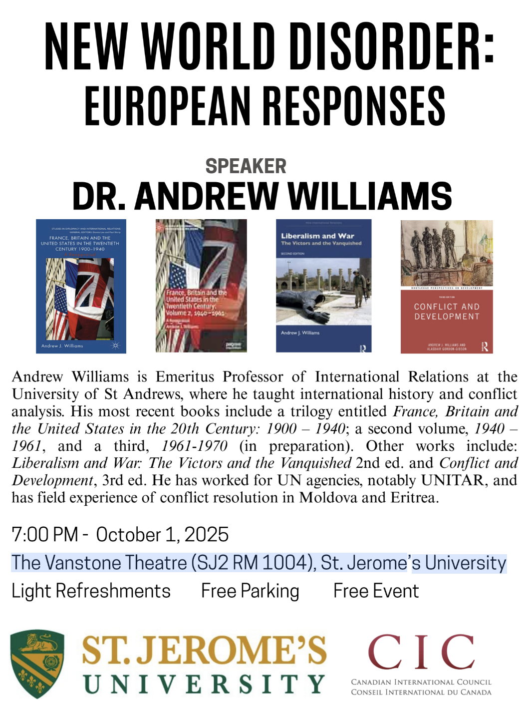 NEW WORLD DISORDER: EUROPEAN RESPONSES